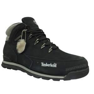 Ботинки Timberland Euro Sprint зимние арт.824-1 черный (black)