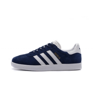 Кроссовки ADIDAS GAZELLE арт.004 синий/белый(blue/white)